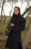 haima Rahmany, Afghan Independent Film Maker, in Herat, Afghanistan on March 16, 2005. Shaima is presently making a film about a young Afghan girl who is forced into marriage with a 50 year old man. Photographed on the film set 