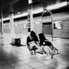 Women at Tokyo Metro at Deep Night