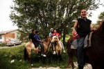 Wana-be teen gangsters of Lakota teens are hanging out with horses.