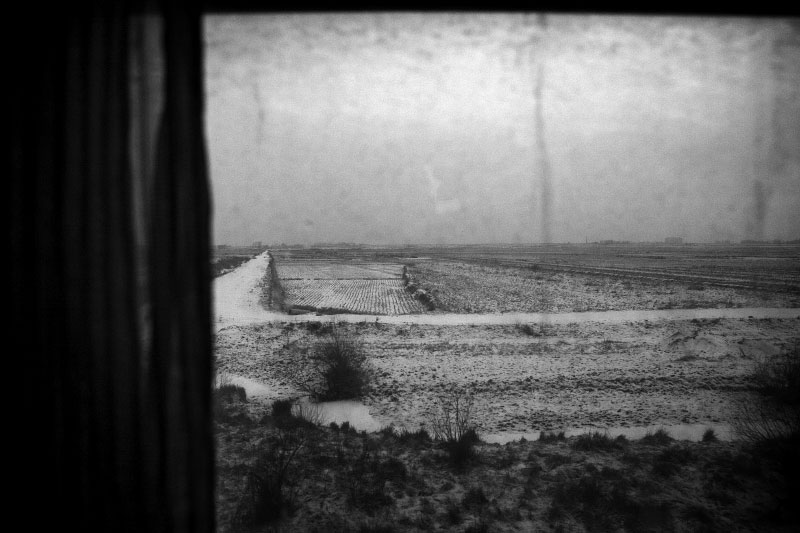 A scene from a train in Heilongjiang Province in  China's North East that was once the severe battlegrounds of Russia, Japan, and China from the early to the mid 20th century. Then railway system was a big interest of foreign states of Russia and Japan and other power states. And it is now a primary transportation source for far trips in China.