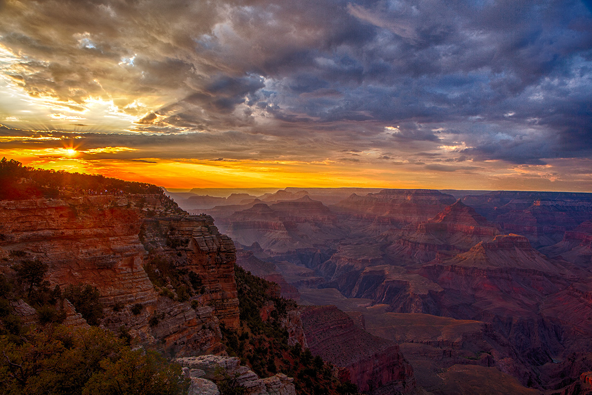 The Grand Canyon Sunset Hd Wallpaper Free High Definition Wallpapers