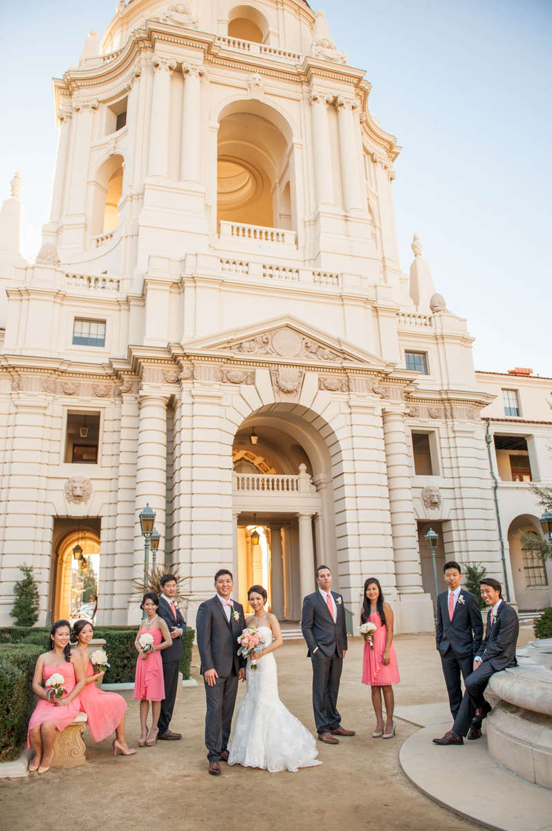 Pasadena City Hall Los Angeles Wedding Photographer
