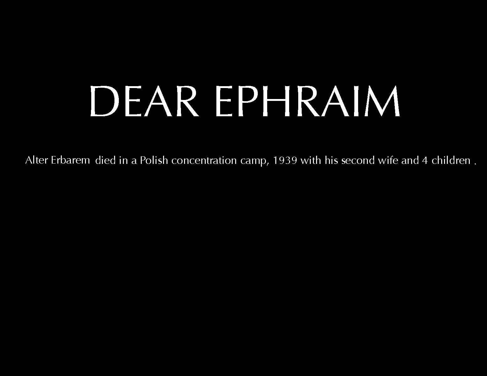 open_Dear-Ephraim