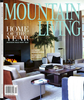 Interior family room Mountain Living magazine