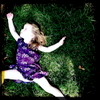 {quote}I'm flying, Mama.{quote} Rose laying on the grass on the way back from school. May 2015.