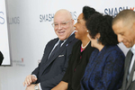 Left to Right: Dr. Eric Whitaker (Emcee), Lt. Governor Juliana  and Dr. Freada Kapor Klein at the SMASH Illinois launch in Chicago, Illinois on January 24, 2019. 