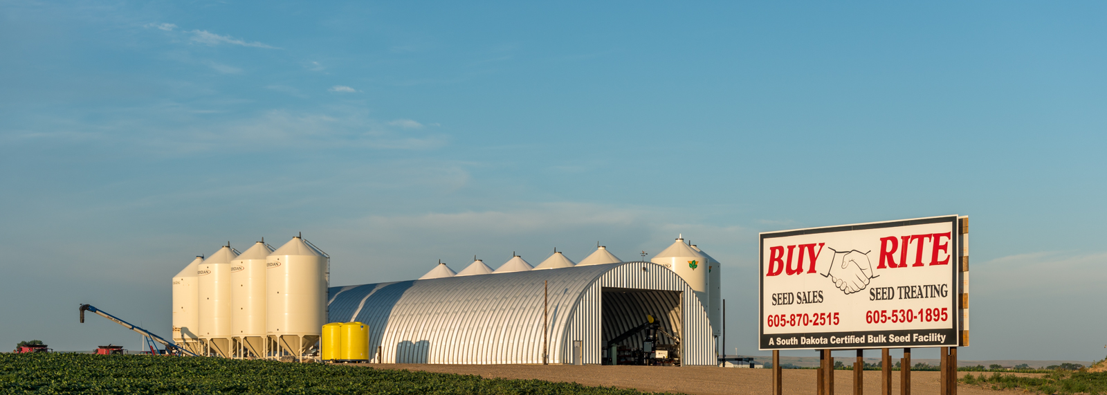 The Buy Rite seed sales and seed treating facility