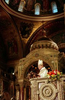 Archbishop Justin Rigali speaaks from the pulpit in the Cathedral Basilica of St. Louis during his ordination on March 15, 1994