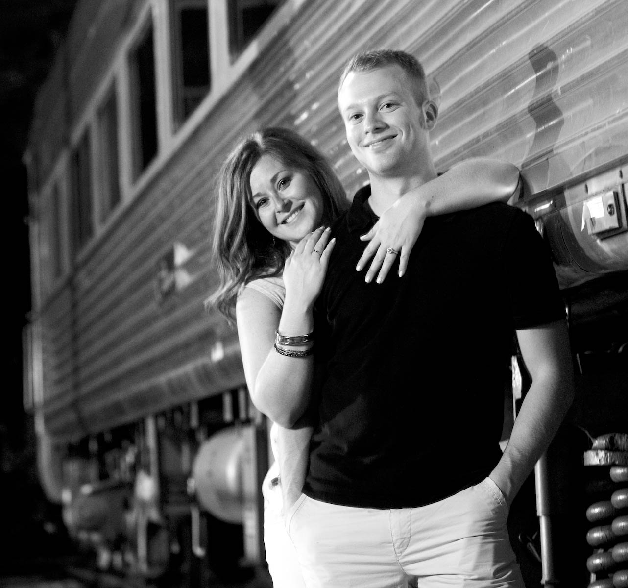 Union Station — St. Louis engagement session for Alissa & Ben. Wedding photography by Tiffany & Steve Warmowski.