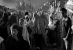 Women gathered at the invitation of religious leader Sayed Mansour Nadiri for a rally in support of  Afghanistan President Hamdi Karzai in Dar-e-Kayan, Baghlan Province.© Nikki Kahn/The Washington Post 2009ALL RIGHTS RESERVED