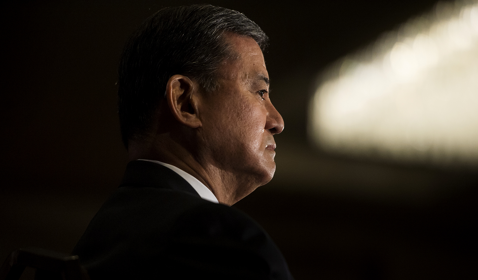 Veterans Affairs Secretary General Eric Shinseki retires after speaking at the National Coalition for Homeless Veterans Annual Conference in Washington, D.C., on Friday, May 30, 2014.© 2014 Nikki Kahn/The Washington Post ALL RIGHTS RESERVED