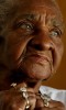 Louise Samuels, 82, talks about her husband, Grady at  the Tower of Strength, Wall of Faith in Baton Rouge, La., on Monday, September 12, 2005. Grady Samuels survived Hurricane Katrina but died in the shelter last Thursday. © Nikki Kahn/The Washington Post 2005ALL RIGHTS RESERVED