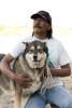 {quote}Denala{quote}  is held by his owner Vincent Dave during a clinic sponsored by the Humane Society of the United States August 17, 2009 in McDermitt Nevada. 