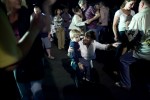 Katie Baer and her son Wade Baer-Bukowski, 3 enjoy a night out at a music concert in Richmond,  California. 