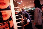Catholic nuns look for shoes in a department store in Manila, Philippines.