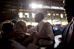 August 9, 2012 - PUEBLO, CO: President Barack Obama greets supporters after an event in Pueblo, Colorado. (Scout Tufankjian for Obama for America/Polaris)