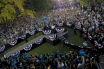 October 17, 2012 - Athens, OH: President Barack Obama speaks at a campaign event at Ohio University in Athens. (Scout Tufankjian for Obama for America/Polaris)