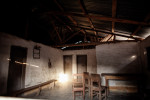 The abandoned health clinic in Meliandou, Guinea on January 25, 2015.