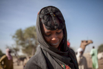 A Fulani woman collects water in Kindjandi in Diffa, Niger.