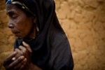Maimouna Gourouza outside of her home outside of Niamey, Niger 