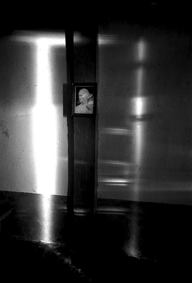 Framed light inside a hut in Ipanore, a Rio Negro village, Brazil 2000
