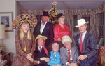My parents Bob and Doris both had a good sense of humor. I set up the tripod with the camera and the self timer, I think it was Dad’s idea to put on the hats. I’m sure The Tijuana Brass was playing on the stereo. Grandma Borghild - Tom’s wife is missing, she was the first one to die.