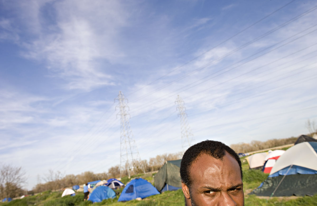 Tent City, Sacramento, CA.