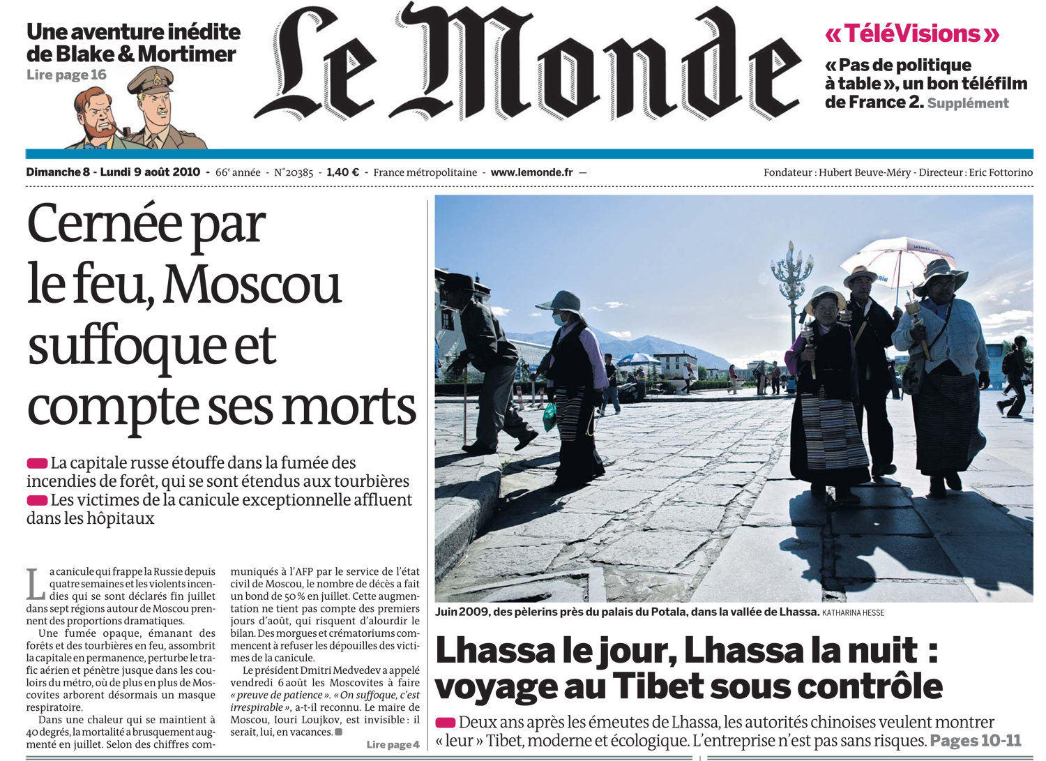 Le Monde 1/2 : Aug,2010