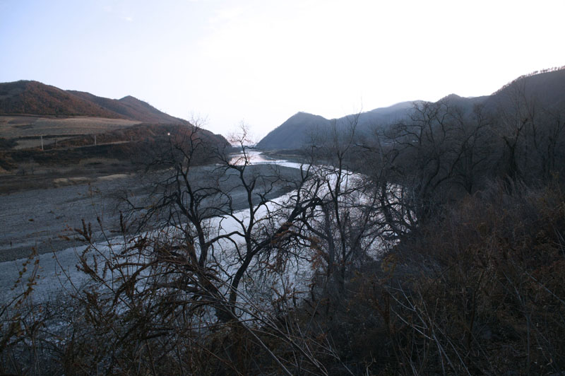 the Yalu river in Northern China