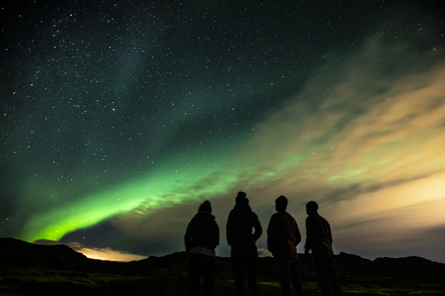 Northern lights of Iceland.