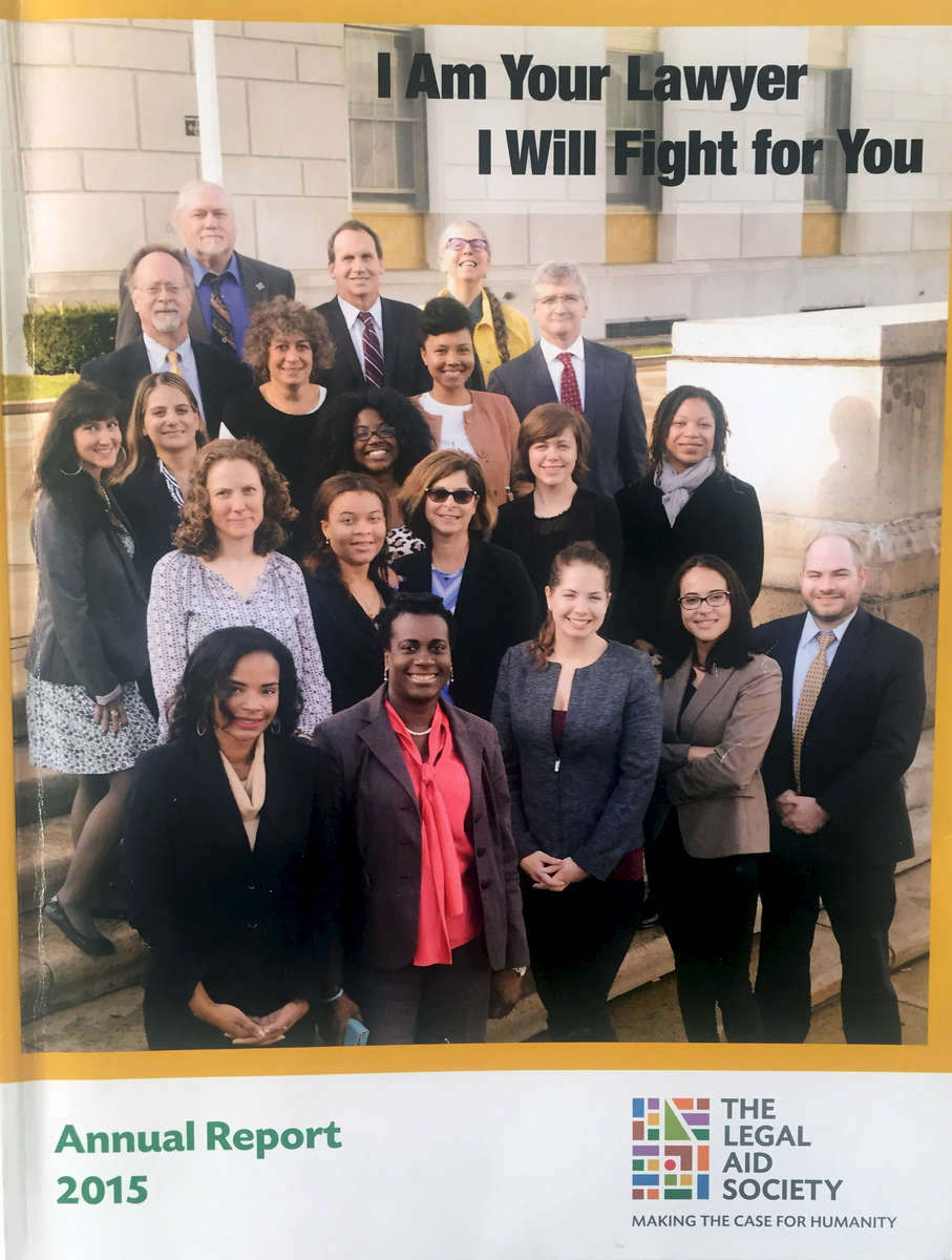 Legal Aid Society of New York Annual Report Cover 2015