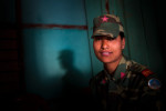 A female PLA fighter Kalpana Thapa {quote} Shirjana{quote} was 19 when she joined Maoist guerrilla.