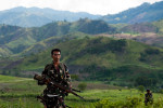 CAFGU paramilitary operate in vicinity of MILF rebel held territory. Often there is exchange of fire as patrols run into each other.