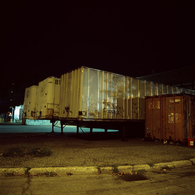 White Trailers, Red ContainerRoosevelt Island, New York 2011