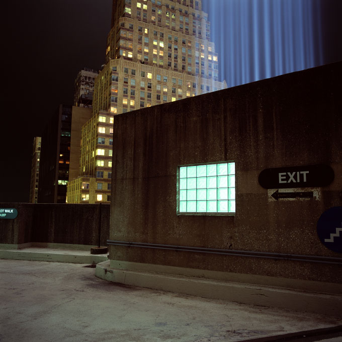 Tribute Light, Battery Park Garage-1September 11, 2011, New York, NY 2011