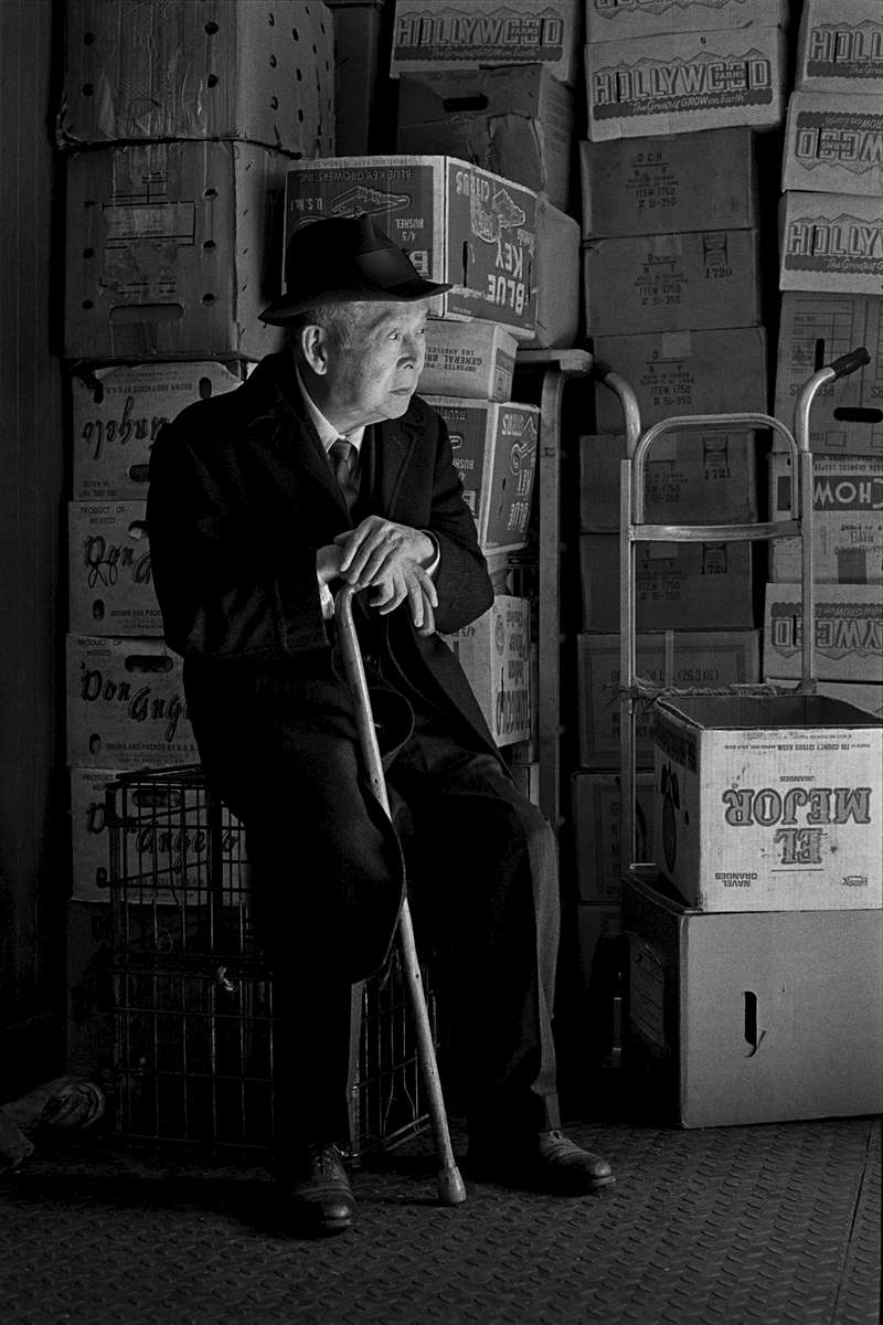 Produce distributor, Bayard St., New York Chinatown, 1982.
