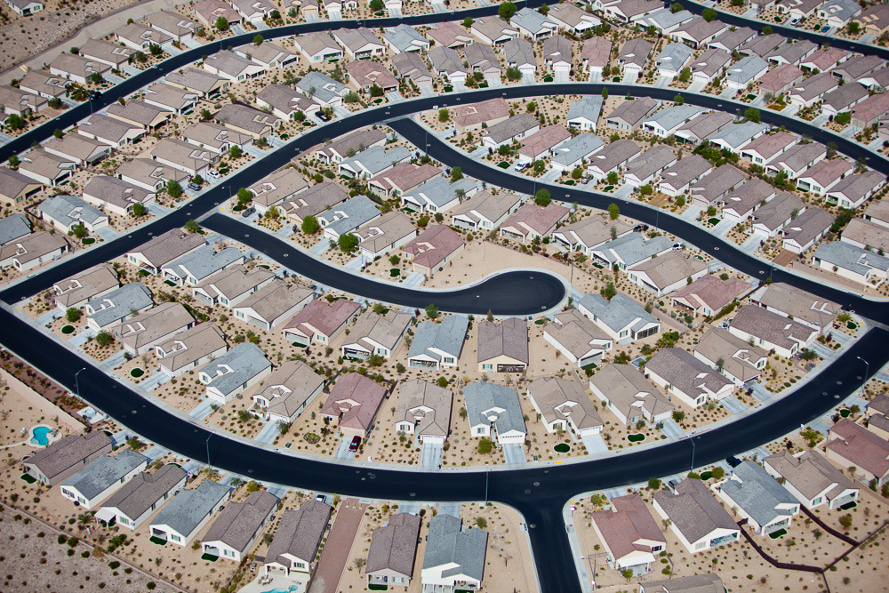 Housing Labyrinth, Clark County, Nevada 2009 (091026-0669)