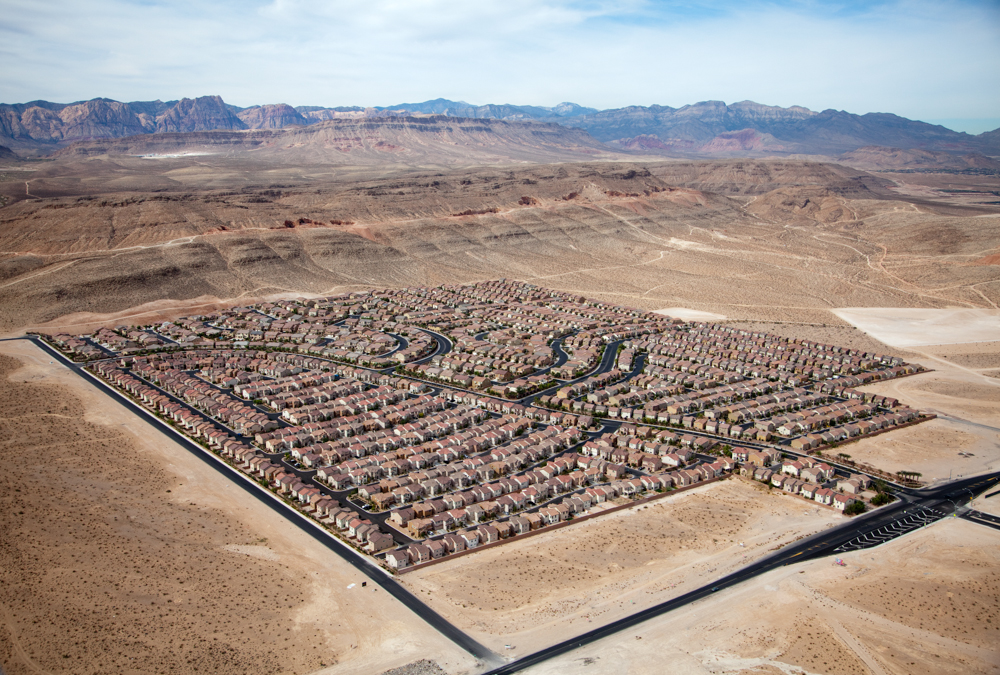 Desert Housing Block, Las Vegas, NV 2009 (091026-0689)