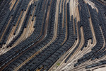 Loaded Coal Train Cars, Norfolk, VA 2011 (110715-0081)