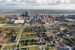 Brush Park to Downtown, Detroit, Michigan 2014 (141004-0414)Published as part of an essay in the New York Times Sunday Review, December 7, 2014
