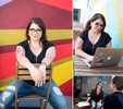 Every few years, Dana refreshes her headshots and this time we did them at The Yard in Gowanus where her business is located. The shoot was a combination of portraits and also photos showing Dana working and interacting with clients. 