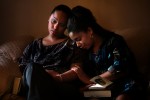 A soft afternoon light spills into the living room and Keiyana Vincent, 18, leans into her sister, Tara, 21.The two just finished their weekly family bible study and closed with a prayer.The final days are coming, and the family is bracing for a new reality.Their father, Ralph Vincent, is about to lose his job of more than 30 years in Franklin, Va. International Paper, the town's primary employer, is slated to close and Ralph's last day is soon. He is the family's main source of income and the sisters still live with their parents.The family knows they'll have to move, but the two daughters rely on each other, and their faith, for strength in these trying times. 