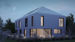 (ris+partenaires 2018 en cours)Projet: Construction de 2 villas mitoyennesVeyrier - Suisse Surface: 391 m2 Chef de projet:Antoine Ris Mandat: Projet 