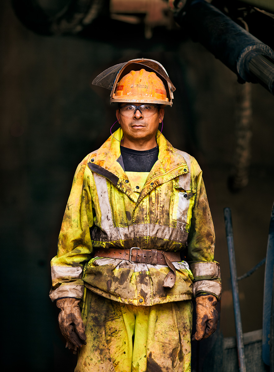 Client: Bechtel CorporationConstruction Worker. photographed in the Dulles Metro tunnel under Tysons Corner, VA