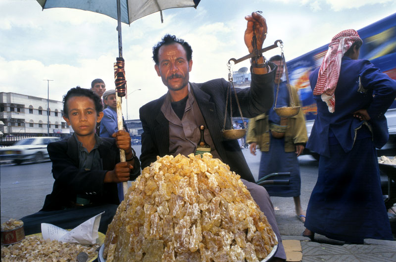 Frankincense vendorSana'a, Yemen