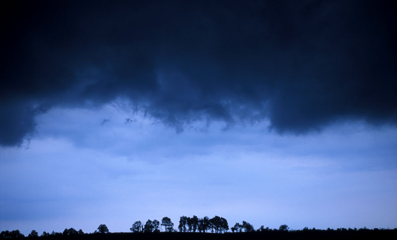 Storm clouds, Bazian, France