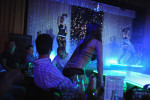 PRAGUE, CZECH REPUBLIC.  (L-r) Stag night tourist and soon to be married Michael Klos, 23, of Rotterdam, the Netherlands receives a partial lap dance in an effort to coerce him into paying for the full dance at the Goldfinger strip club on Weneslaus Square on August 12, 2011. Klos and his friends declined to spend the money it would cost for a second lap dance and left the club for a nightclub a short while later.
