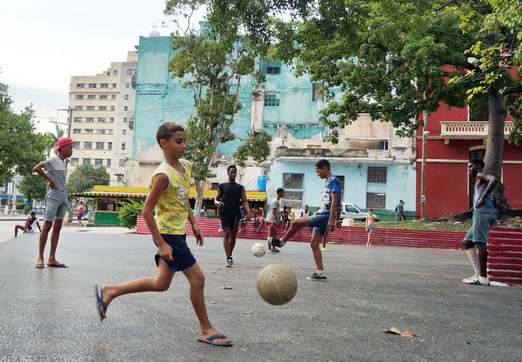 Fútbol Boys, parque en Habana Centro