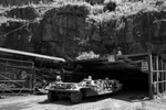 Miners coming off day shift at the Osaka mine, Appalachia, VA. This 6-man crew was the only one working this mine. 