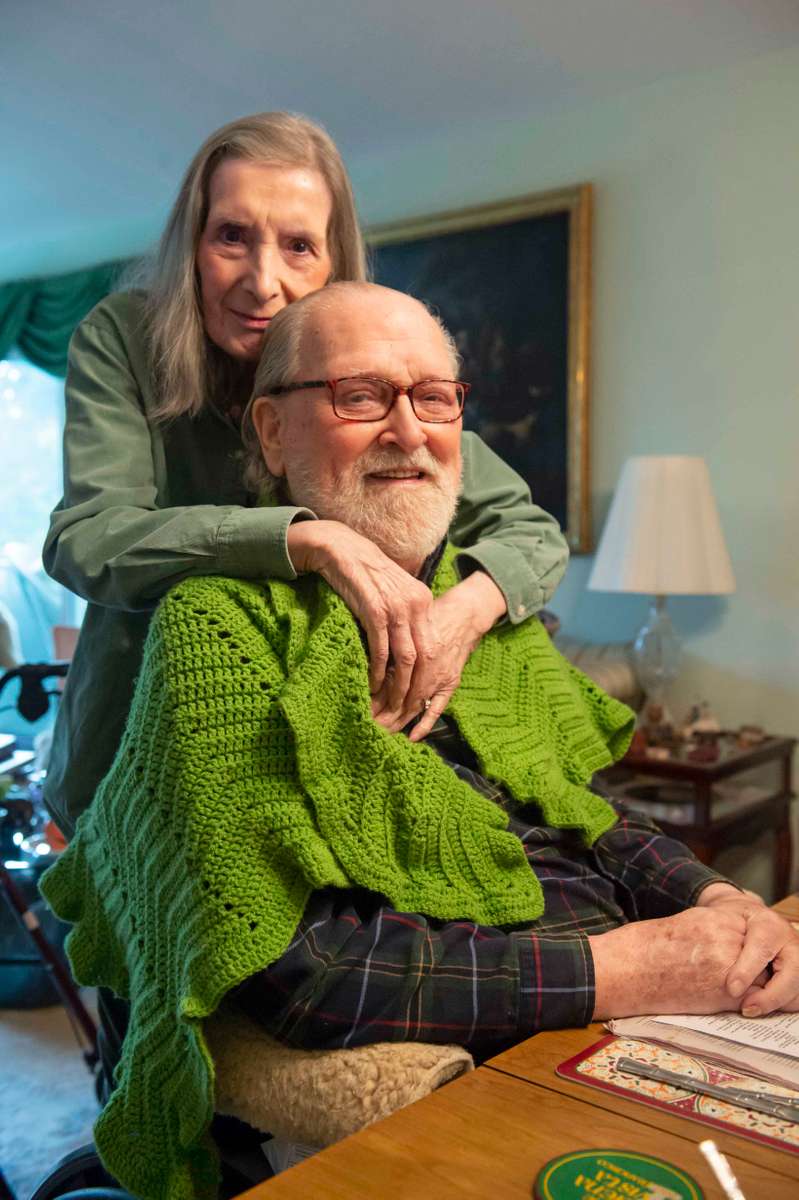 Don Gardner, 91, retired English teacher and college administrator, is confined to a wheelchair with a debilitating nerve disease that has robbed him of the use of his legs and more recently, his hands. Jon Chase photo